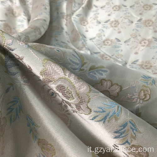 Tessuto jacquard personalizzato tessuto materasso floreale